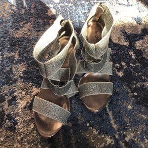 Le Chateau Criss Cross Heels